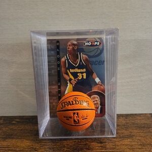 Indiana Pacers Reggie Miller Mini Basketball Collectible